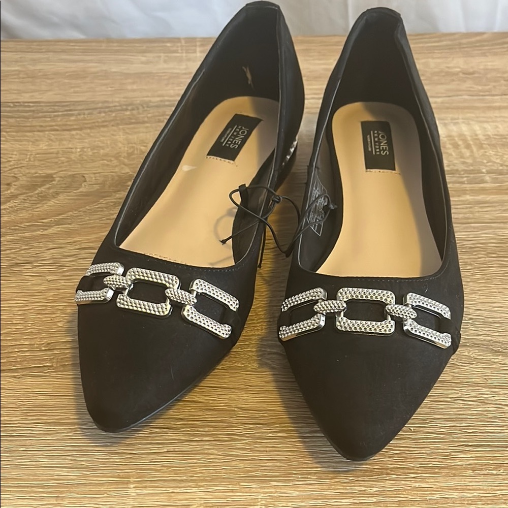 Jones New York Blingy Black Women's Flats